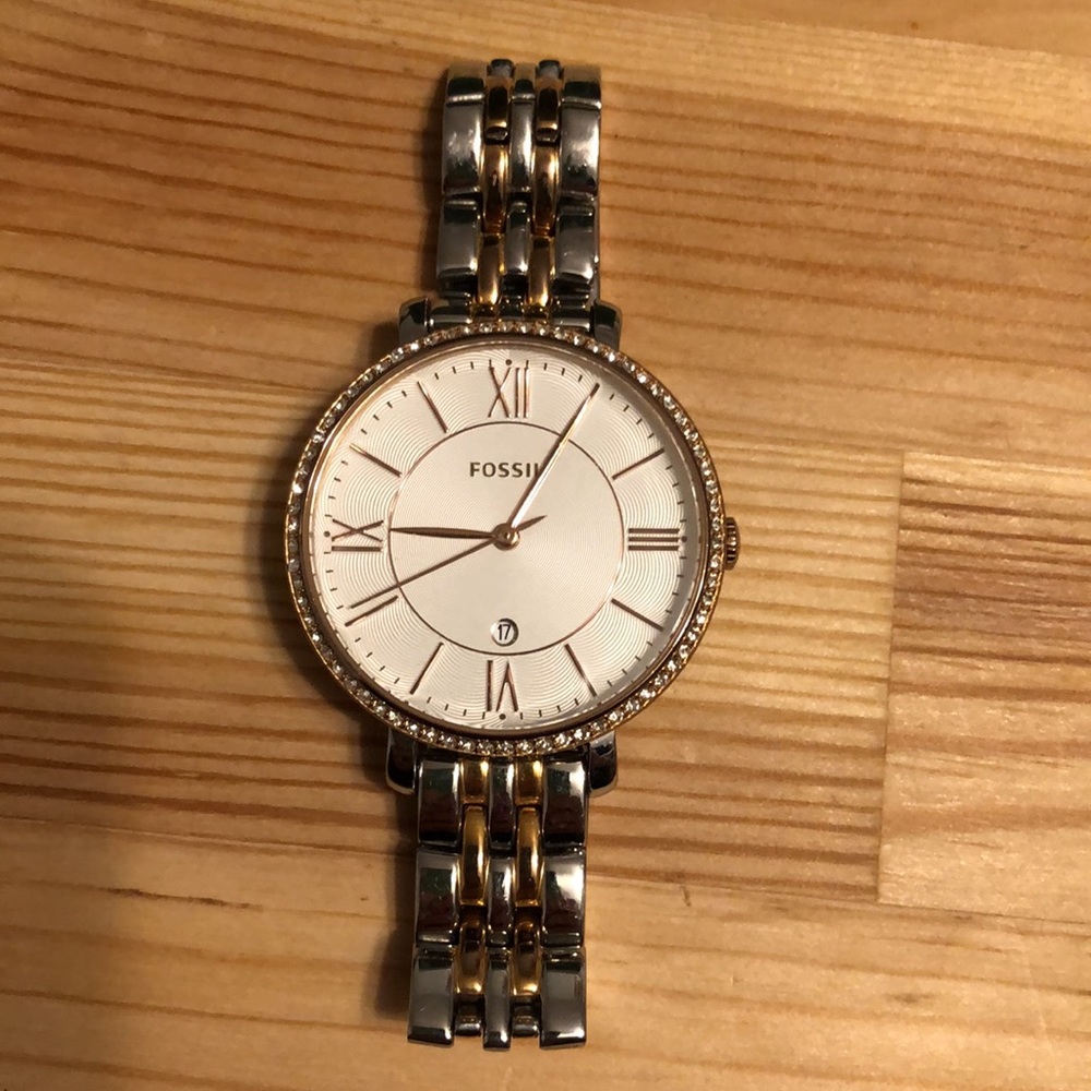 Fossil Jaqueline 30th Anniversary Two-Tone Stainl… - image 2